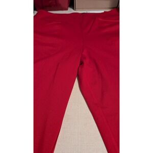Women's CATO Red High Rise Straight Leg Plus Size 22\24